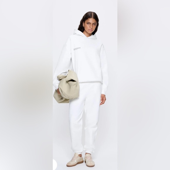 Pangaia Women’s 365 Heavyweight Track Pants in Off White - Picture 1 of 14